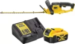 DeWalt bürstenlose Akku-Heckenschere / Strauchschere (18V, 5.0 Ah, 55 cm Schwertlänge, 19 mm Schnittstärke, inkl. Akku und System-Schnellladegerät), DCM563P1
