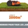 WORX Landroid L WR155E Mähroboter/Akkurasenmäher für große Gärten bis 2000 qm/Selbstfahrender Rasenmäher für einen sauberen Rasenschnitt im Handumdrehen - Image 4