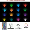 beek Gartenbeleuchtung RGB, 6 Stück Gartenleuchte Strom mit Erdspieß, Gartenstrahler mit Fernbedienung Kabe Stecker, IP65 Wasserdicht Gartenlampe Außenbeleuchtung für Garten, Bäume, Party… - Image 4