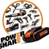 WORX WG260E.9 Akku Heckenschere 20V – Elektro Heckenschere mit Dual Schnittklingen für gleichmäßige Schnitte – Inkl. Schutzköcher – Heckenschere ohne Akku & Ladestation - Image 12