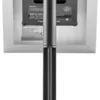 blumfeldt Schönbrunn - Springbrunnen, Gartenbrunnen, Wasserspiel, Kugelbrunnen, Solar, 8 St. Akku-Betrieb, 200 L/h Pumpleistung, 300 cm² Photovoltaikfläche, LED-Licherkranz, Basalt, schwarz - Image 5