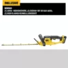 DeWalt bürstenlose Akku-Heckenschere / Strauchschere (18V, 5.0 Ah, 55 cm Schwertlänge, 19 mm Schnittstärke, inkl. Akku und System-Schnellladegerät), DCM563P1 - Image 3