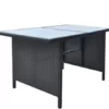 vidaXL Gartenmöbel 6-TLG. Poly Rattan Sitzgarnitur Sitzgruppe Gartengarnitur - Image 6