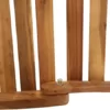 vidaXL Akazienholz Massiv Sonnenliege mit Auflage Klappbar Gartenliege Liegestuhl Holzliege Liege Gartenmöbel Saunaliege Strandliege Dunkelgrau - Image 10
