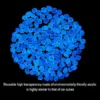 300 Stück Bunt Leuchtsteine,Leuchtender Stein,Leuchtende Kieselsteine,Gartensteine,Dekoration für Gehwege Rasen Hof Gehweg Aquarium Wege (Blau, 17 * 13mm) - Image 5