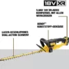 DeWalt bürstenlose Akku-Heckenschere / Strauchschere (18V, 5.0 Ah, 55 cm Schwertlänge, 19 mm Schnittstärke, inkl. Akku und System-Schnellladegerät), DCM563P1 - Image 4