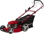 Einhell Benzin-Rasenmäher GC-PM 46/4 S HW-E (Elektro-Start-Funktion, bis 1.400 m², 2.000 W, 46 cm Schnittbreite, 70 L Fangsack, 6-stufige zentrale Schnitthöhenverstellung 30 - 80 mm)