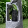 Kiom Gartenbrunnen Springbrunnen Brunnen FoColonnina für Aussen + Innen 87 cm 10556 - Image 3