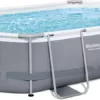 Bestway Power Steel Frame Pool-Set mit Filterpumpe 305 x 200 x 84 cm, grau, oval - Image 5