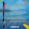 Arebos Solardusche 20 Liter | 228 cm | integrierter Thermometer & Fußdusche | Schwarz | bis 60°C | mit Gartenschlauch-Anschluss & Aquastop Funktion | inkl. Montagematerial & Abdeckhaube - Image 7