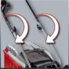 Einhell Elektro-Rasenmäher GC-EM 1743 HW (1700 W, 43 cm Schnittbreite, 6-fache Schnitthöhenverstellung 20-70 mm, 52 l Fangbox, Highweeler) - Image 8