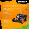 FUXTEC Benzin Rasenmäher FX-RM4180 1,8PS / 1,3kW | Gewicht nur 18kg | 40cm Schnittbreite & 3-stufige Schnitthöhenverstellung 25-55mm | 80ccm 4-Takt Mäher – Inkl. 45L Grasfangkorb - Image 6