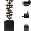 blumfeldt Joshua Tree - New Edition, Wasserspiel mit akustischen und optischen Akzenten, 17 Schalen, 7 Watt Starke Wasserpumpe, IPX8 Standard, einfache Installation, In- und Outdoor-Nutzung, schwarz - Image 4