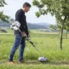 IKRA Gartenpflege Set Multitool IBKH 52 Benzin 5in1: Freischneider Rasentrimmer Entaster Heckenschere Laubbläser - Image 10