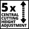 Einhell Akku-Rasenmäher GE-CM 36/34-1 Li-Solo Power X-Change (36 V, 33,5 cm Schnittbreite, bis 200 m², 30L Grasfangkorb, 25-65 mm Schnitthöhe, ohne Akku) - Image 14