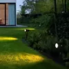 GEEDIAR Gartenleuchte, 4 Stücke Gartenstrahler Warmweiß COB LED Gartenleuchten mit Erdspieß IP65 Wasserdicht LED Gartenstrahler mit Stecker für Außen Garten Rasen - Image 10