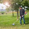 IKRA Gartenpflege Set Multitool IBKH 52 Benzin 5in1: Freischneider Rasentrimmer Entaster Heckenschere Laubbläser - Image 9