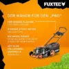 FUXTEC 4in1 Benzin Rasenmäher FX-RM5196eSPRO mit E-Start - 6PS/4,4kW | 51cm Schnittbreite & Flexibler Hinterradantrieb | 4-Takt Mäher mit Höhenverstellung 25mm-75mm - 60L Grasfangkorb & Mulchfunktion - Image 6