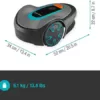 Gardena Mähroboter SILENO minimo 500 m²: intelligenter Rasenmäher mit optimaler Konnektivität, mit Gardena Bluetooth® App programmierbar, DE-Version (15202-20) - Image 8