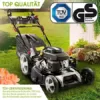 BRAST Benzin Rasenmäher mit Antrieb | 5,2kW(7PS) | 53cm Schnittbreite | TÜV | 4 Takt OHV Marken-Motor | 30-80mm Schnitthöhe | 60L Fangkorb | Stahlgehäuse | Reinigungsfunktion | Deluxe - Image 7