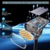Quntis Solarstrahler für Außen 4 Stück, IP65 Wasserdichte Solarlampen für Außen, Solarleuchten Garten, 2 in 1 Solarspots, Gartenstrahler Gartenbeleuchtung Wandleuchte für Balkon Terrasse Gehweg Haus - Image 4
