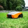 Yard Force Mähroboter EasyMow260 für geeignet für bis zu 260 qm-Selbstfahrender Rasenmäher Roboter, Bedienung und einfach zu bedienen, 30% Steigung 2,0 Ah Lithium-Ionen Akku, 20 V, schwarz/orange - Image 4