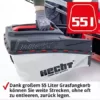 HECHT 5IN1 Rasenmäher Benzin – Bequemer Selbstantrieb - Für Flächen bis 1000 m² - Starker 4 Takt Motor mit 46 cm Schnittbreite – Radantrieb – Mulchfunktion – Seitenauswurf - Rasenmäher Benzin - Image 7
