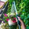 VONROC Gartendusche/Außendusche 2 in 1 mit Abnehmbarer Sprühlanze Verstellbare Höhe 149-190cm und 180° Verstellbarer Duschkopf - Image 6