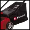 Einhell Benzin-Rasenmäher GC-PM 40/1 (1,2 kW, 3-stufige Einzelrad-Höhenverstellung, klappbarer Führungsholm, stabiles Kunststoffgehäuse, Fangsack mit Füllstandsanzeige, für 800 m²) - Image 5