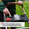 HECHT 5-IN-1 Benzin Rasenmäher – leistungsstarker 4 Takt Eco Motor 4,4 kW (6,0 PS) – Elektrostart – 53 cm Schnittbreite – 75 l Fangkorb – Radantrieb – patentierte Räder – EasyClean – Mulchmäher - Image 6