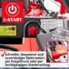 HECHT 5IN1 Rasenmäher Benzin – Leistungsstarker 4 Takt Motor mit 46 cm Schnittbreite – 60 L Fangkorb – Radantrieb – Mulchfunktion – Selbstantrieb (Mit Elektro-Start) - Image 5