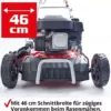 HECHT 5IN1 Rasenmäher Benzin – Bequemer Selbstantrieb - Für Flächen bis 1000 m² - Starker 4 Takt Motor mit 46 cm Schnittbreite – Radantrieb – Mulchfunktion – Seitenauswurf - Rasenmäher Benzin - Image 4