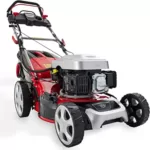 HECHT 5IN1 Rasenmäher Benzin – Leistungsstarker 4 Takt Motor mit 46 cm Schnittbreite – 60 L Fangkorb – Radantrieb – Mulchfunktion – Selbstantrieb (Mit Elektro-Start)