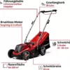 Einhell Akku-Rasenmäher GE-CM 18/33 Li Kit Power X-Change (18 V, 33 cm Schnittbreite, bis 200 m², Brushless, 30L Fangkorb, 25-65 mm Schnitthöhe, inkl. 4,0 Ah Akku + Ladegerät) - Image 4