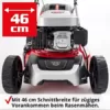 HECHT 5IN1 Rasenmäher Benzin – Leistungsstarker 4 Takt Motor mit 46 cm Schnittbreite – 60 L Fangkorb – Radantrieb – Mulchfunktion – Selbstantrieb (Mit Elektro-Start) - Image 7