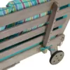 greemotion Multifunktionsbank Maui aus Akazienholz FSC® 100%, Holzbank mit Rollen und klappbaren Armlehnen, Gartenbank als Liege oder Bank nutzbar, Circa 178 x 90 x 78 cm - Image 10