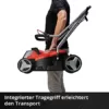 Einhell Akku-Rasenmäher GE-CM 18/33 Li Kit Power X-Change (18 V, 33 cm Schnittbreite, bis 200 m², Brushless, 30L Fangkorb, 25-65 mm Schnitthöhe, inkl. 4,0 Ah Akku + Ladegerät) - Image 6