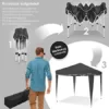 KESSER® Pavillon 3x3m | wasserdicht | inkl. Tasche | Pop-Up Klicksystem | UV-Schutz 50+ | Faltpavillon | Gartenzelt | Partyzelt | Metall-Verstrebungen | Anthrazit - Image 5