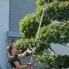 IKRA Gartenpflege Set Multitool IBKH 52 Benzin 5in1: Freischneider Rasentrimmer Entaster Heckenschere Laubbläser - Image 15