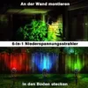 beek Gartenbeleuchtung RGB, 6 Stück Gartenleuchte Strom mit Erdspieß, Gartenstrahler mit Fernbedienung Kabe Stecker, IP65 Wasserdicht Gartenlampe Außenbeleuchtung für Garten, Bäume, Party… - Image 7