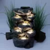 Springbrunnen Victoria mit LED Beleuchtung Zimmerbrunnen IN und Outdoor Gartenbrunnen Wasserspiel - Image 4