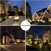 SanGlory 8er Set Gartenstrahler mit Erdspieß, 3W 2880 Lumen LED Gartenleuchte mit Stecker, IP65 Wasserdicht Gartenbeleuchtung LED mit Kabel, Warmweiß Außen-Strahler Außenlampe für Baum, Teich, Garten - Image 8