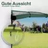 FINFREE 3 x 3 m Pop up Pavillon Faltpavillon Festzelt Partyzelt mit 4 Seitenwänden/Seitenteile, Wasserdicht Windfest Stabil, Trolley Tasche mit Rollen für Markt, Garten, Hof, Dunkel Grün - Image 3
