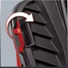 Einhell Elektro-Rasenmäher GC-EM 1743 HW (1700 W, 43 cm Schnittbreite, 6-fache Schnitthöhenverstellung 20-70 mm, 52 l Fangbox, Highweeler) - Image 6