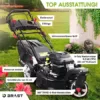 BRAST Rasenmäher Benzin Trike 5,2kW(7PS) mit variablen Antrieb Elektrostart 53cm Schnittbreite 224ccm Stahlgehäuse 60L Fangkorb 4-Takt Motor TÜV - Image 4