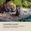blumfeldt Speyer Kaskadenbrunnen Solarbrunnen Gartenbrunnen Zierbrunnen,Solarbetrieb,4 Kaskadenstufen,Indoor & Outdoor,Solarpanel: 9 V / 2,8 W / 17,5 x 14 cm,frostbeständig - Image 4
