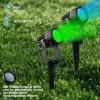 beek Gartenbeleuchtung RGB, 6 Stück Gartenleuchte Strom mit Erdspieß, Gartenstrahler mit Fernbedienung Kabe Stecker, IP65 Wasserdicht Gartenlampe Außenbeleuchtung für Garten, Bäume, Party… - Image 3