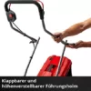 Einhell Akku-Rasenmäher GE-CM 18/33 Li Kit Power X-Change (18 V, 33 cm Schnittbreite, bis 200 m², Brushless, 30L Fangkorb, 25-65 mm Schnitthöhe, inkl. 4,0 Ah Akku + Ladegerät) - Image 9