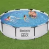 Bestway Steel Pro MAX Frame Pool ohne Pumpe Ø 305 x 76 cm, lichtgrau, rund - Image 3
