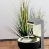 dobar® 96120e Großer Design Gartenbrunnen Juno | Terrassenbrunnen mit LED-Beleuchtung | Wasserfall aus Polyresin | Springbrunnen Outdoor | Dekorativer Zierbrunnen | 52 x 44 x 65 cm - Image 5